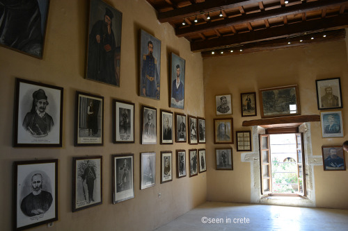 Portraits of Cretan patriots, Arkadi Monastery