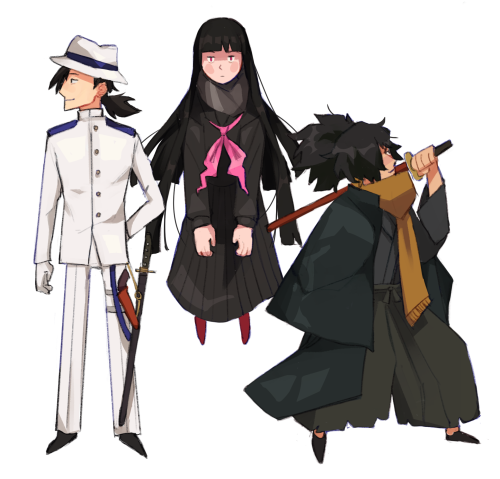 have fallen HEADFIRST in love with these three fools, I love their designs 