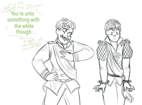 fanartfunart:While this is mostly a “my brother stole & started wearing my clothes just to be an