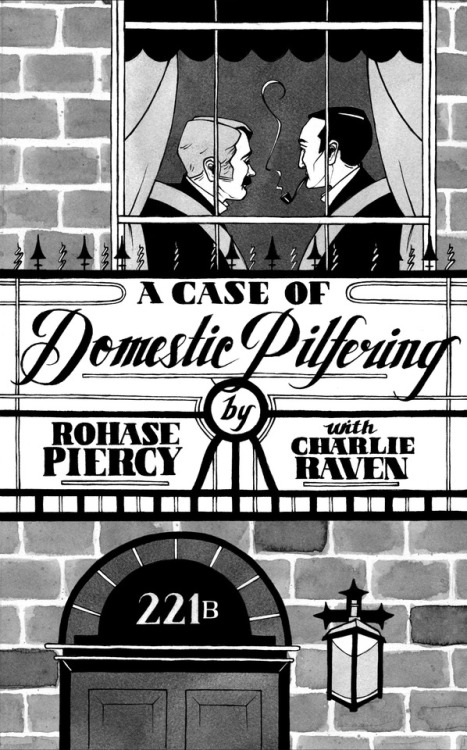 Very excited to show you all my book cover for the newly-released Case of Domestic Pilfering! It&rsq