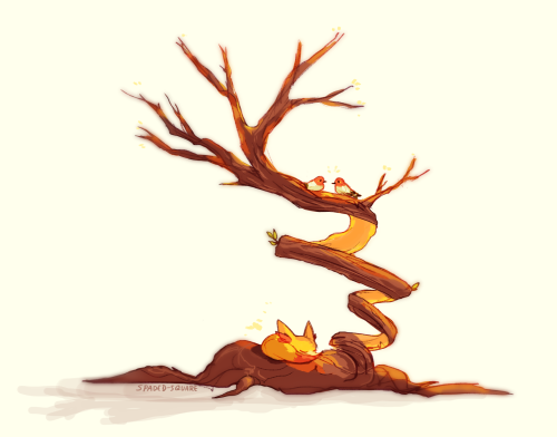 spaded-square:A twisty tree (･ω･´) 