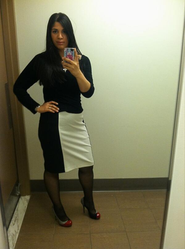 pantyhoselver:  Patricia Valoy ‏@Besito86  She’s a pantyhose whore Follow her