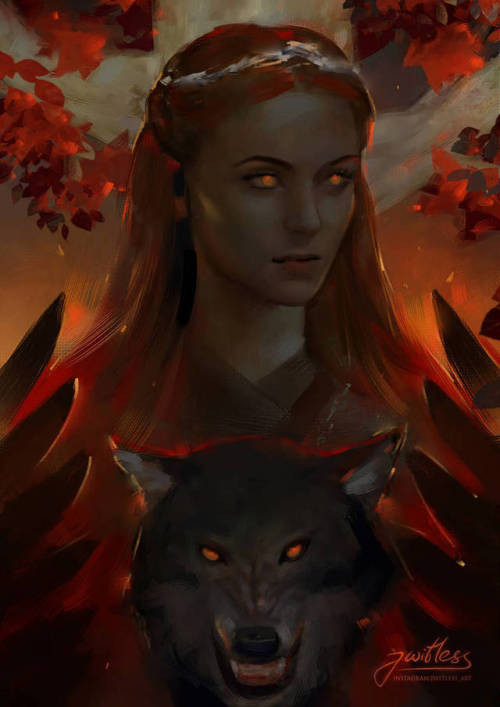 artofthrones: Remain a wolf by j-witless “All Hail Sansa of House Stark, Queen In The North&rd