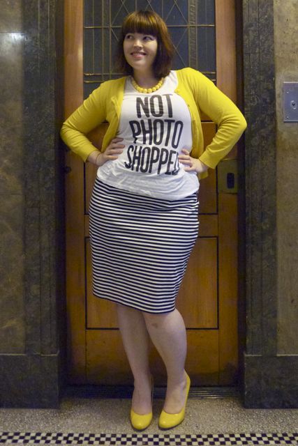 ilikeprettyclothes:  sewonmyown:  “Not Photo Shopped” from Lilli at Frocks and Frou Frou  Love her! 