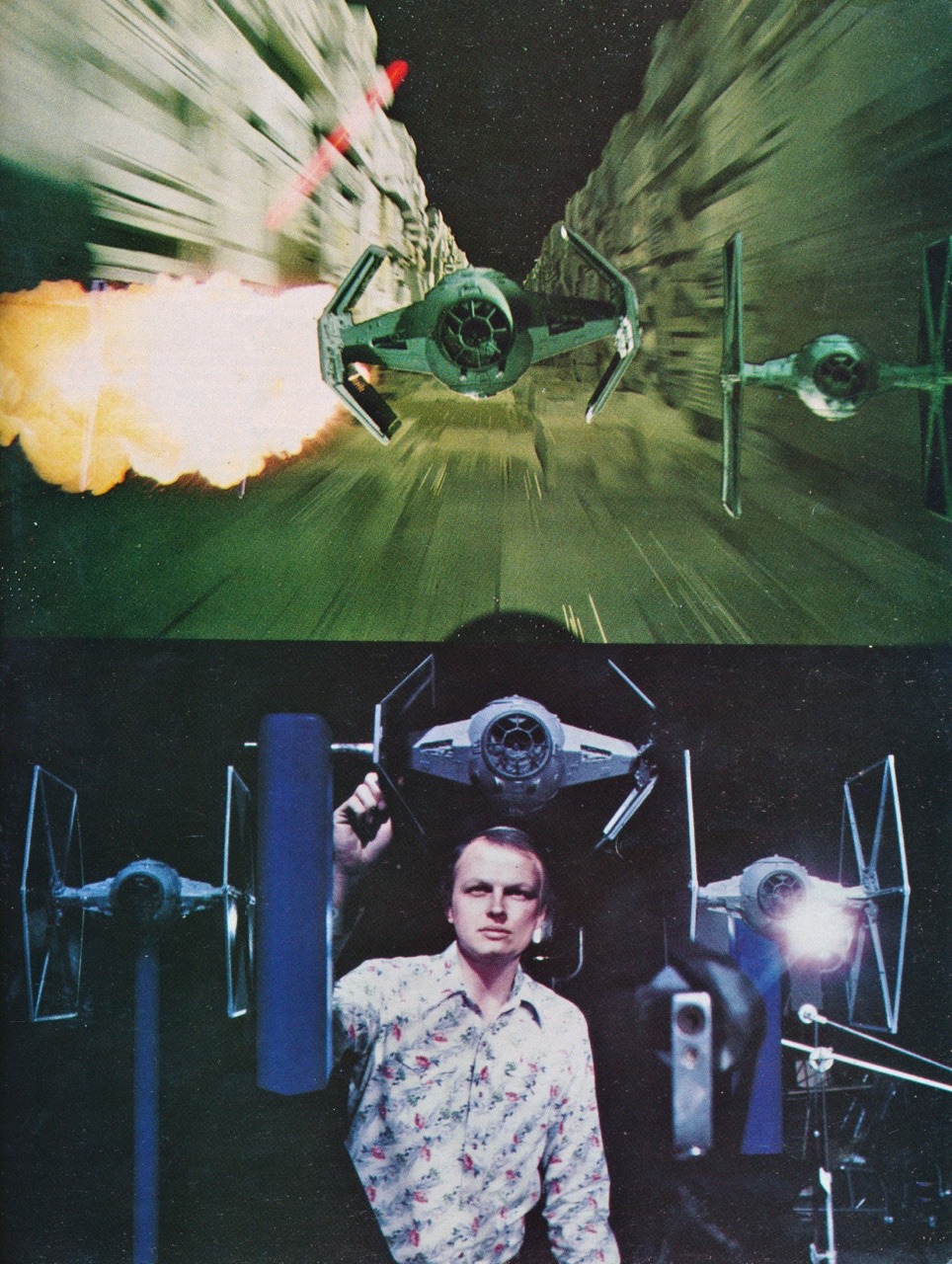 martinlkennedy:  Behind the scenes Star Wars shots from Cinefantastique magazine