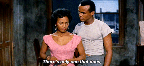 Where You Goin? I Might Come Back.Dorothy Dandridge And Harry Belafonte In Carmen Jones (1954) Dir. Otto