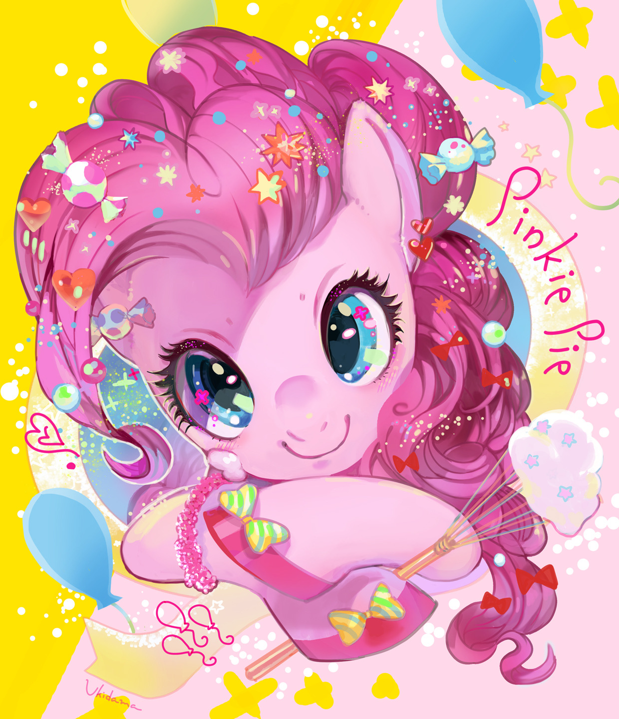 texasuberalles:  ukidama-illust: ピンキーパイはお菓子ファッションがよく似合う　ポニーの世界はきらきらしてて素敵