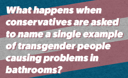 transbian-ahsoka: xmaryblackx:  mediamattersforamerica:  The Trump administration has withdrawn federal protections for transgender students, but their argument for doing so is based on years of right-wing bullshit.  Conservatives still can’t name