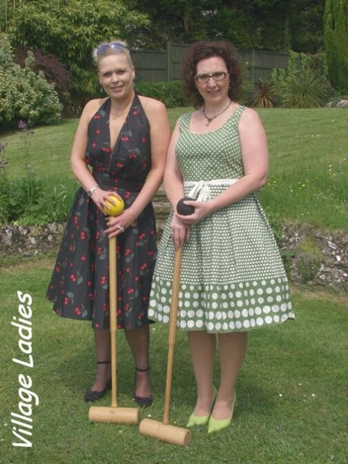 Proper Ladies know how to handle a mallet and balls