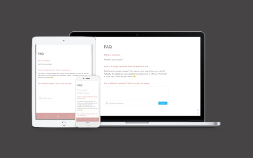 silbrigthemes: FragenPage 9 RevampA minimal and responsive FAQ page.See the page in action. | Get th