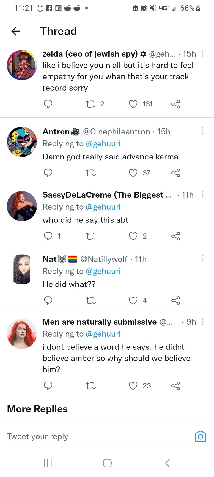 More Support For Victims Of Abuse By Amber Heard Supporters! But In All Seriousness, You Don't Have To