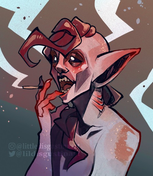 He Likes To Let The Smoke Out Through His Gills Sometimes To Show Off