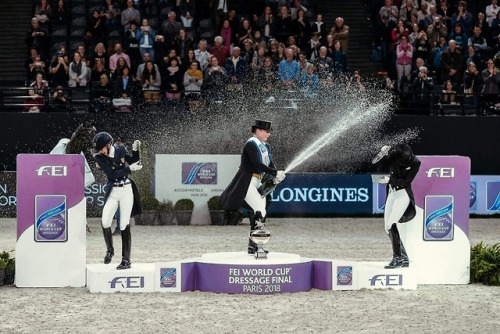 dressageshowjumpingeventing: FEI world cup dressage final Paris 2018 1. Isabell Werth & Weihegol