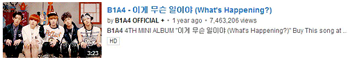 iaehyuns:  b1a4 on youtube [insp.] 