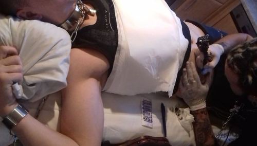 My First Tattoo. Forced To Get Tattooed While Being Tied Up. I Can No Longer Hide Or Lie About My True