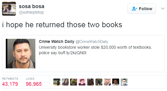 ghettablasta: Education system in America spares no one.  