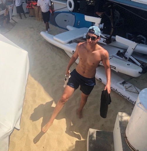 And This, Young Padawan, Is One Of The Rare Moments We See Milo Manheim Shirtless