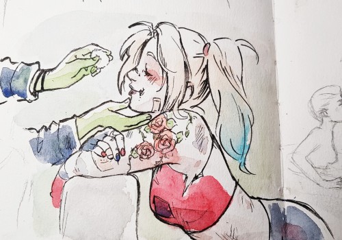  Ivy caring for her little violent clown girl. ❤ – If you like my work, consider checking out 