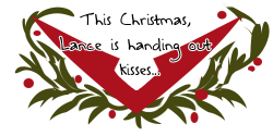 elzeoredraws:  Happy holidays guys!This Christmas, Lance gift to everyone are some kisses.