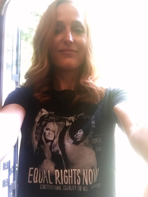 gillianaofficial:Dr Scully says…#EqualRightsNow.represent.com/equalrights