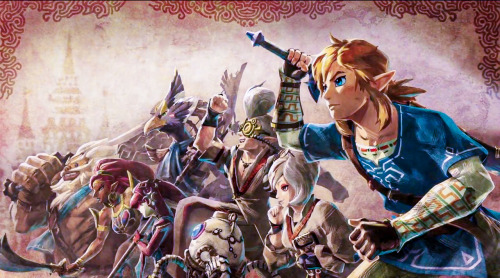 the new artwork for the Hyrule Warriors: Age of Calamity DLC expansion pass announced today, and an 