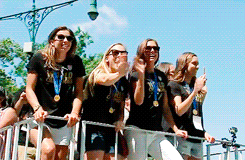 Tobin Heath excited is the cutest thing ever