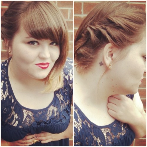 aroselikethis:  Some snaps I took today that aren’t making it onto the blog also cheeky little shot of my tattoo :) #psbloggers #plussize