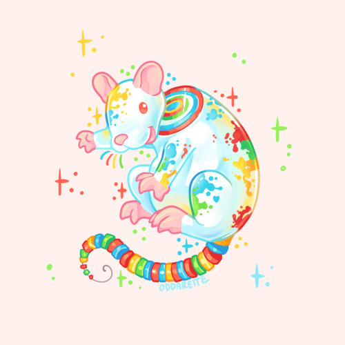 Presenting My Entire Candy Rat Series. Thank You Everyone For Checking It Out. It Was A Really Fun Project