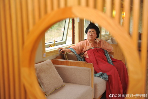 dressesofchina:汤圆姐姐-敖珞珈  in Tang-dynasty styled hanfu