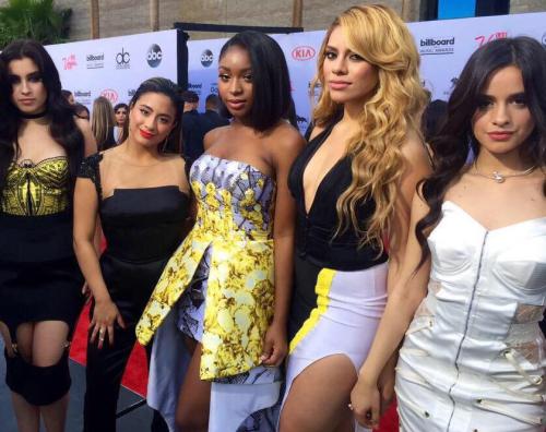 Fifth Harmony on the red carpet at the 2015 Billboard Music Awards