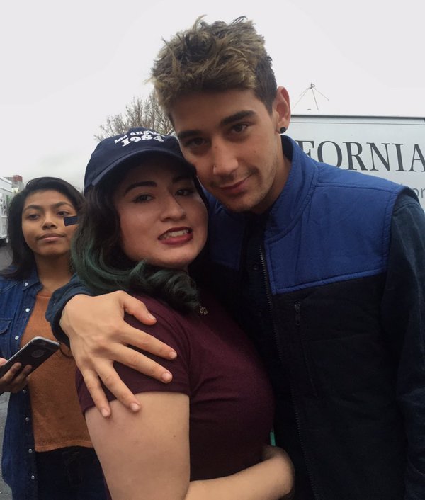 janoskiansupdate:  Luke with fans at the Top Five Live event today