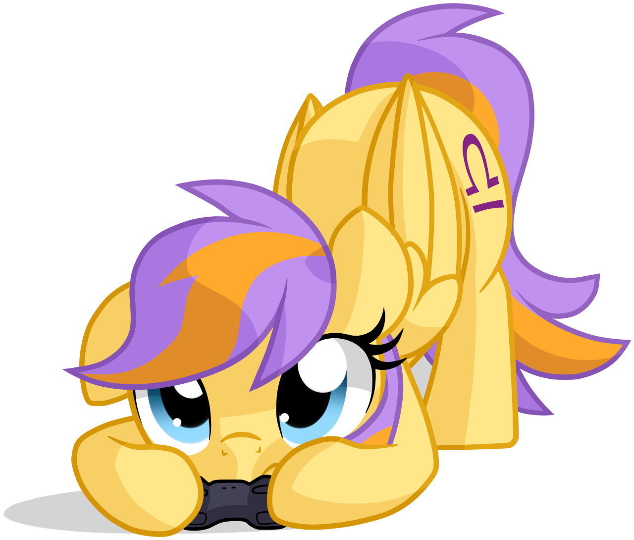 asklibrapony:  Shush, you’re distracting me.  x3 So cuuuuute~ &lt;3