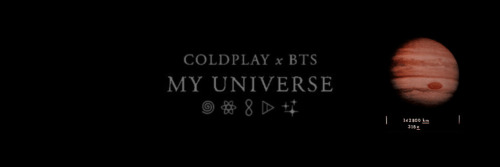 Coldplay X BTS Headers