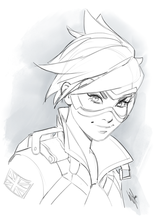 tracerthings: “Oh Yeah!”Great Tracer Sketch by WarrenLouw on DeviantArtLink to Original: