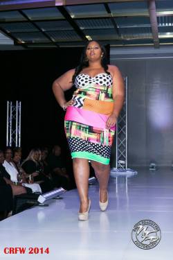 planetofthickbeautifulwomen:  Yasmine Arrington @ The Curves Rock Weekend Fashion Show July, 2014 