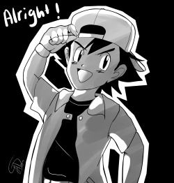 j-dana:  My fan art of Ash Ketchum from the