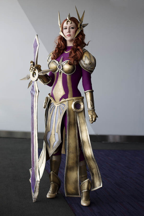 My League of Legends Leona Cosplay! I made everything photoed! The wig is from Arda Wigs, and the ph