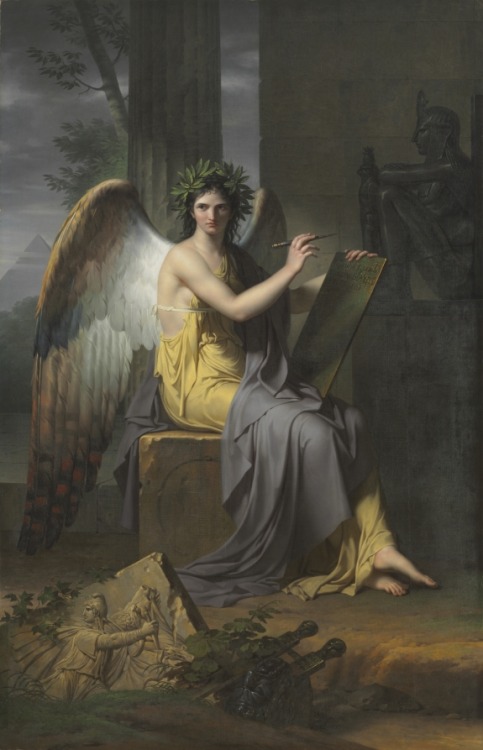 cma-modern-european-art: Clio, Muse of History, Charles Meynier , 1800, Cleveland Museum of Art: Mod