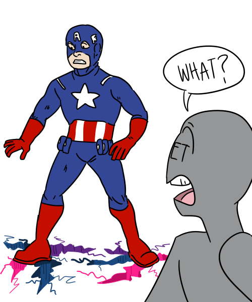 bisexualbuckybarnes:
“ The bi, pan and poly people have claimed Steve Rogers.
”