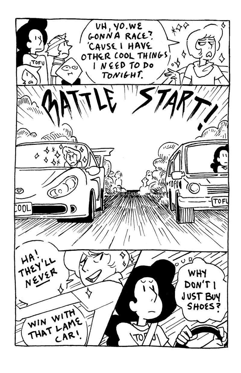 Forgot I never posted this.Here’s the Initial D/SU parody comic I did for 2016