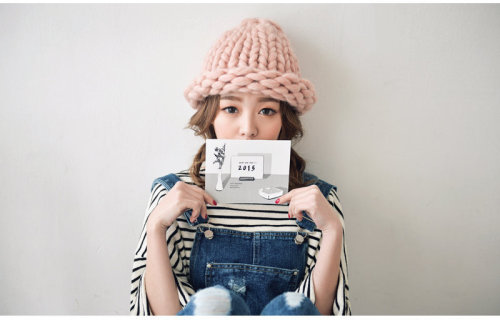 6ium:T-Shirt / Overall Pants / Knit Beanie