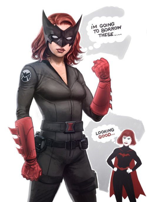 superheroes-or-whatever:Bat-Widow by ~Jedi-Art-Trick