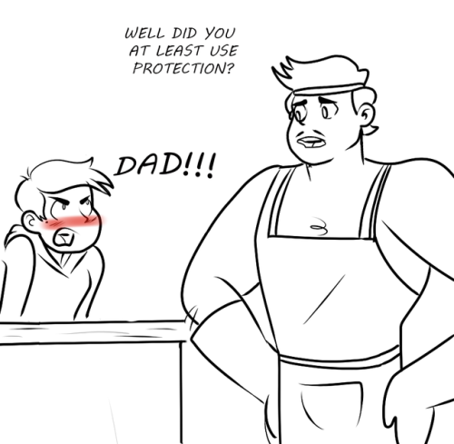 Porn Pics chillguydraws:Marco’s Dad is cool with