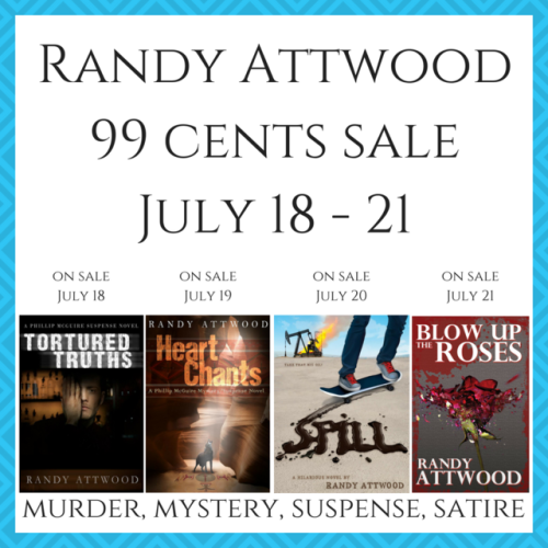 For the next four days the books of Randy Attwood are on sale for 99 cents; one title each day. Chec