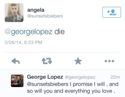 norcalchicana:  George Lopez doesn’t give