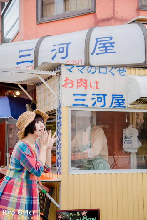 tokyophotolife: title:こなみん♥世田谷線＜松陰神社前駅編＞(Konamin lloves Setagaya-line&lt;Shoin-jinja edit