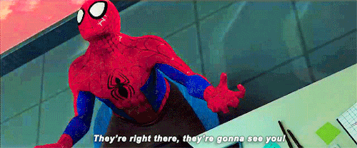 shesellsseagulls:  fyeahmarvel:  Spider-Man: Into the Spider-Verse (2018)  PETER IN THE 4TH GIF KILLS ME EVERY TIME