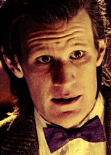burnstarsandraiseupempires:The Doctor looking at River Song(A companion piece of River looking at th