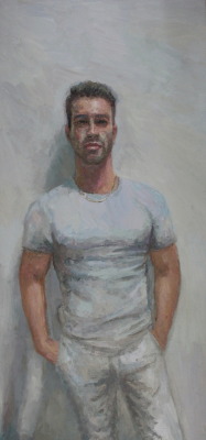 ydrorh: Untitled, 2019, Oil on canvas, 170x80 cm www.yisraeldrorhemed.com 