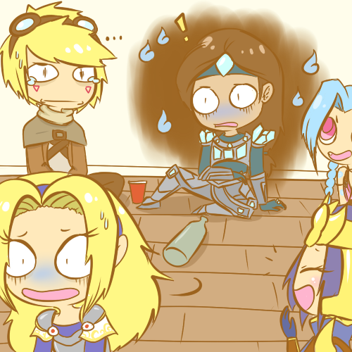 zulidoodles:  [[Some silly summer scenes Hope everyone’s enjoying their summer